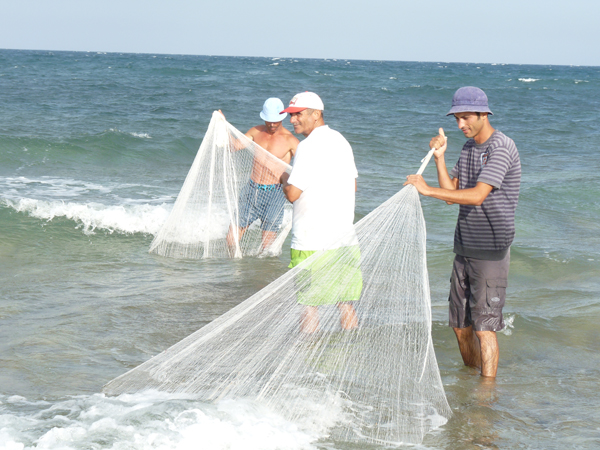 Pêche au coup en Tunisie